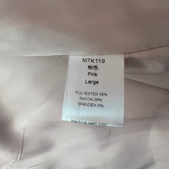 Valpweet Women's Oversized Blazer Size L Casual Button Front Jacket Business - Picture 7 of 9